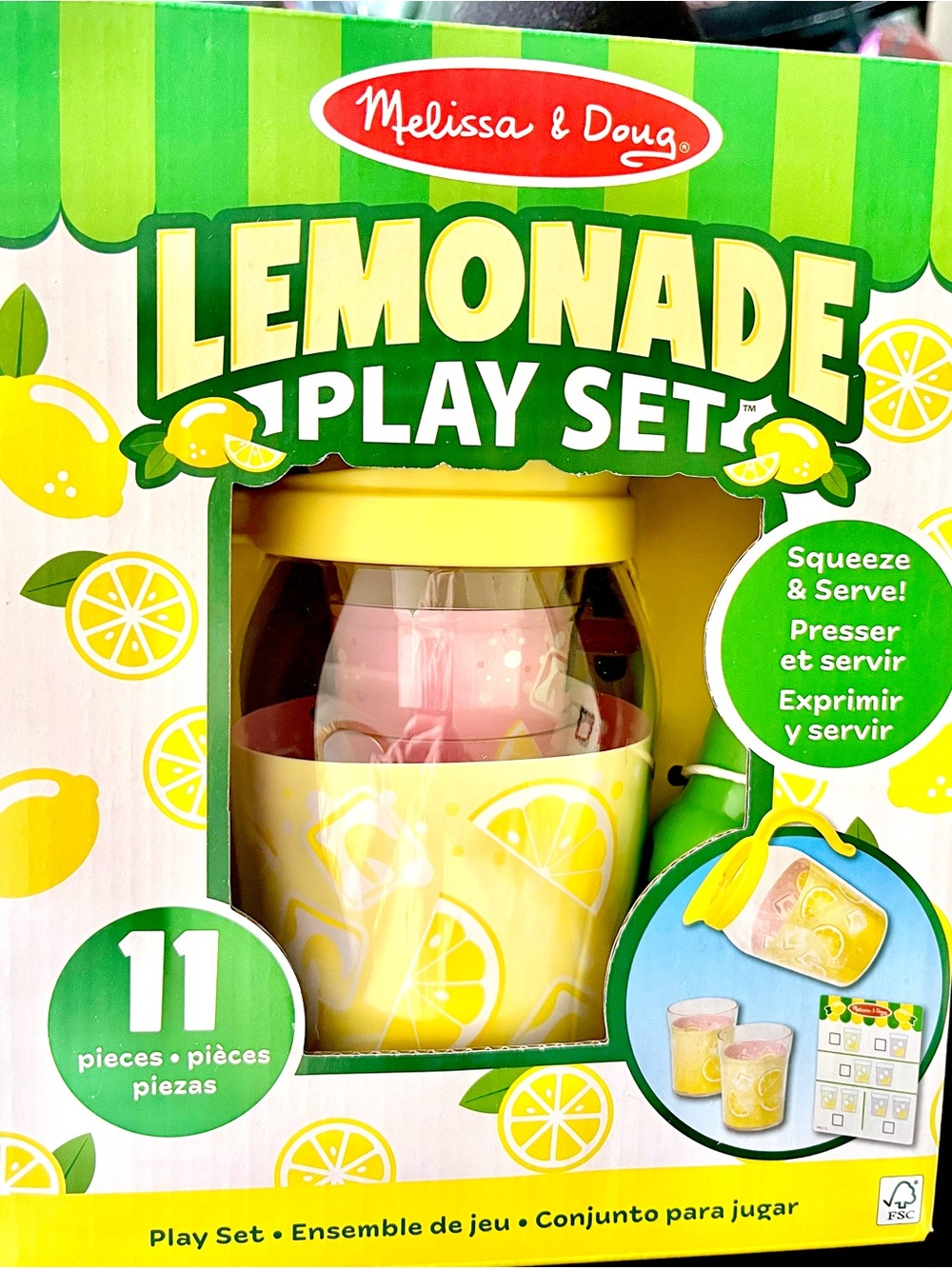 Melissa & Doug Lemonade Pretend Play Set - Yellow